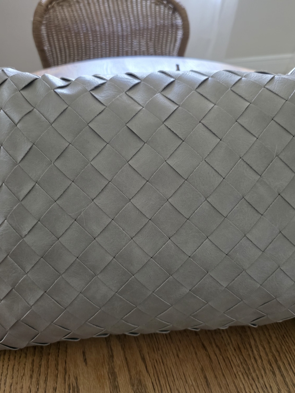 Frye Woven Accent Pillow - Light Gray